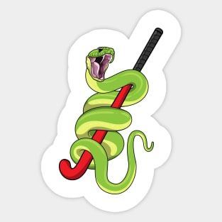 Snake Hockey Hockey bat Sticker